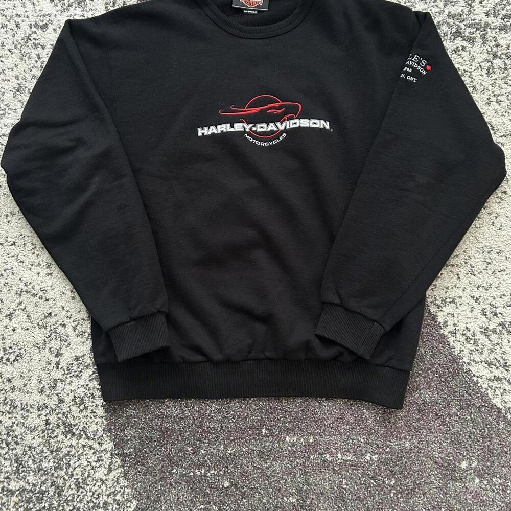 Vintage Harley-Davidson Y2K Poole’s Embroidered Crewneck